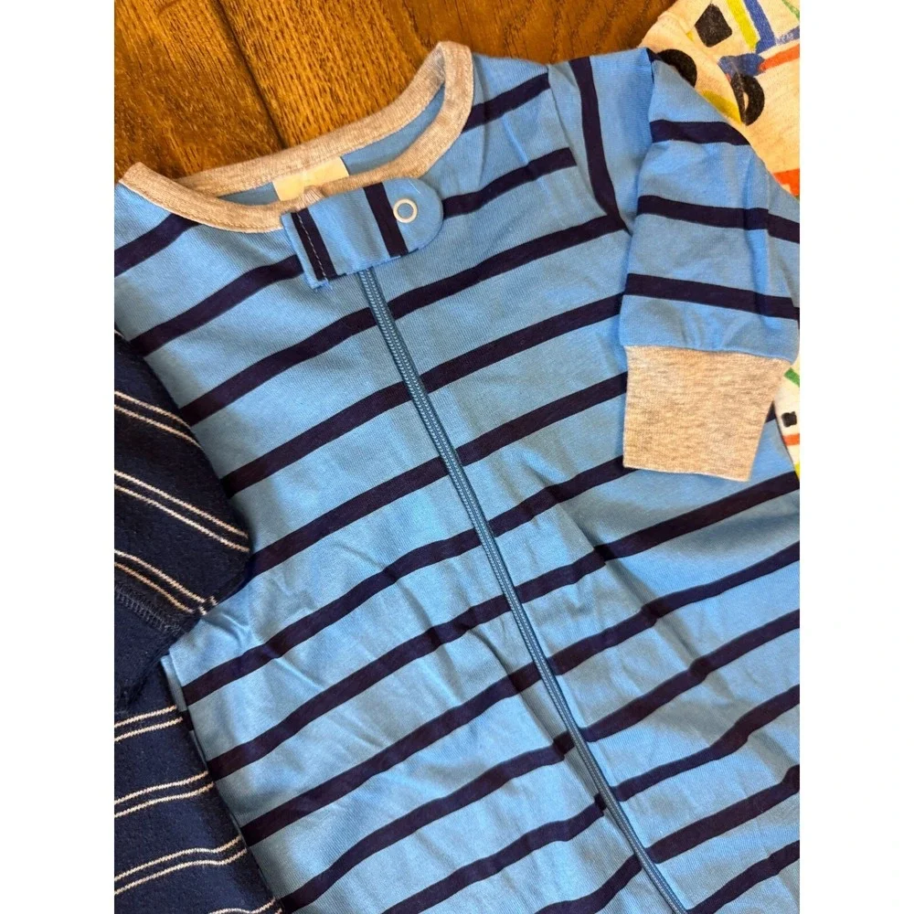 Carters Baby Boy 3 Months Footed Sleepers Lot Pajamas Outfits Clothes Truck Cars